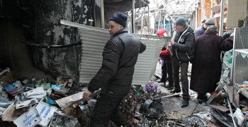 В результате обстрела рынка в Донецке погибло более 20 человек