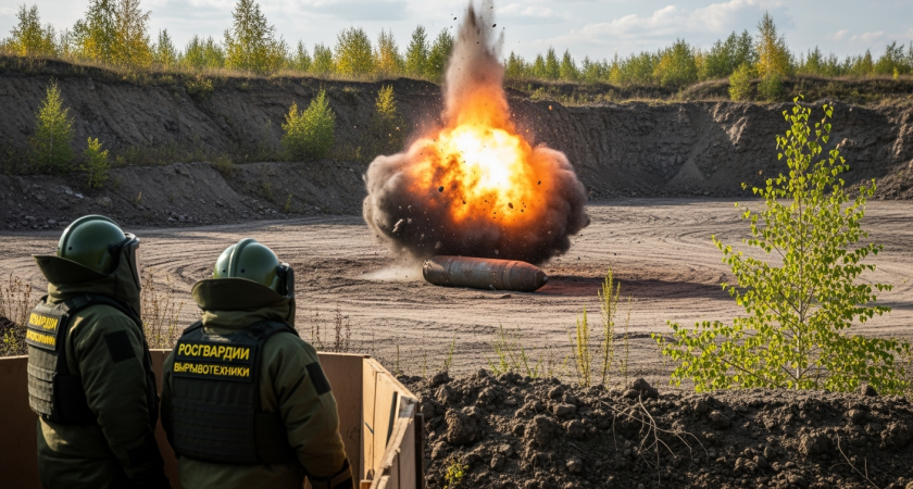 Тракторист нашел 100-килограммовую авиабомбу времен ВОВ в зарослях камыша под Темрюком