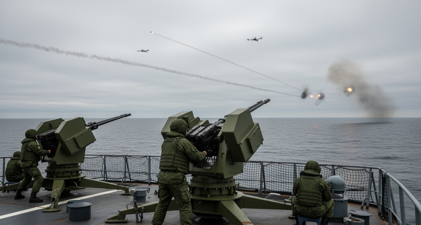 Российская ПВО уничтожила 16 украинских дронов за 5 часов над Черным морем
