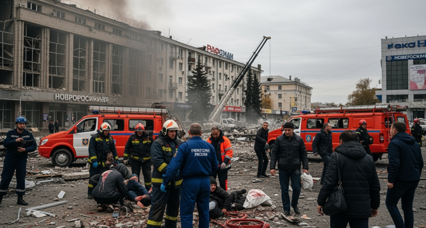 Атака беспилотников в центре Новороссийска: 2 погибших, 6 раненых, среди пострадавших ребенок