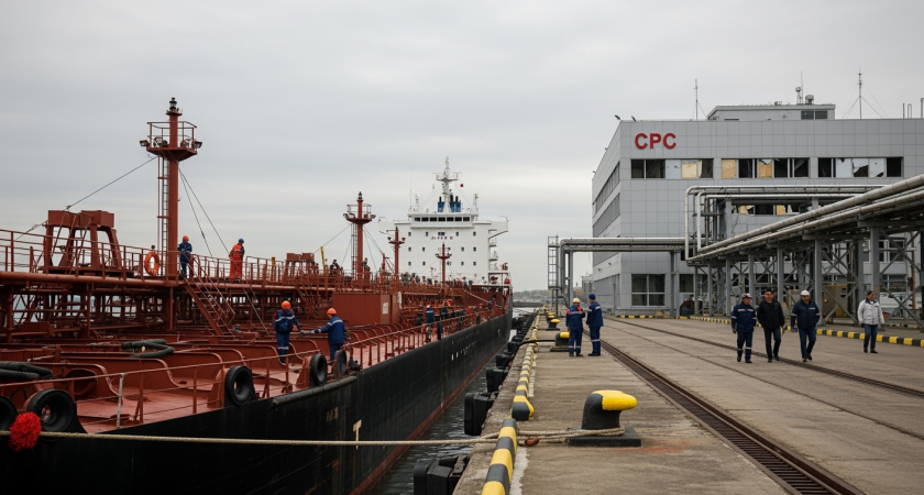 КТК приостановил погрузку танкеров после атаки БПЛА: двое ранены, офис поврежден