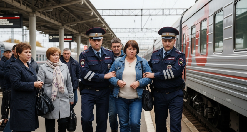 Супругов из Казани сняли с поезда Пермь — Новороссийск за мат и дебоши