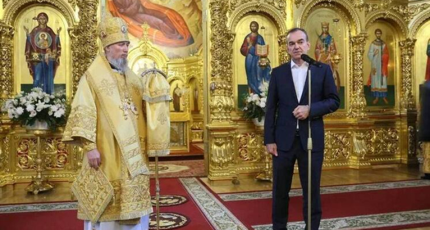 Губернатор Кубани поздравил с 54-летием митрополита Василия: 260 тысяч школьников изучают православие