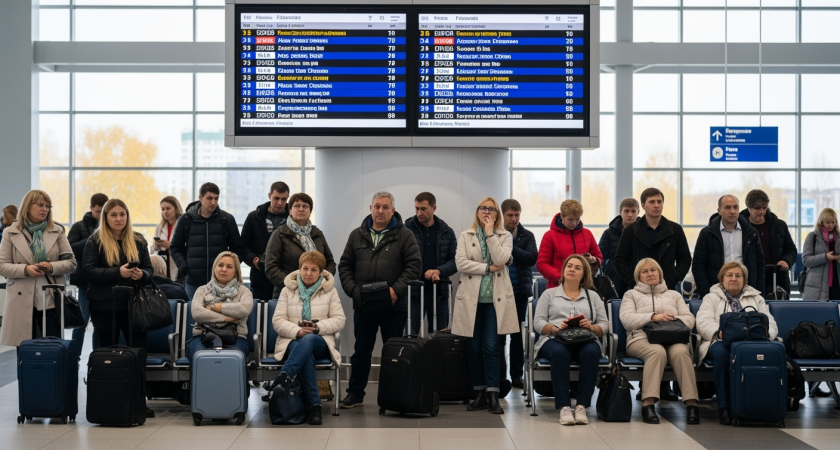 Четыре аэропорта закрыли небо после уничтожения 58 дронов за четыре часа