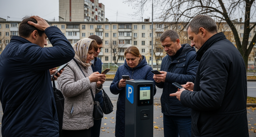 Четвертый день без связи: краснодарцы ловят Wi-Fi для оплаты парковок, но штрафы все равно придут