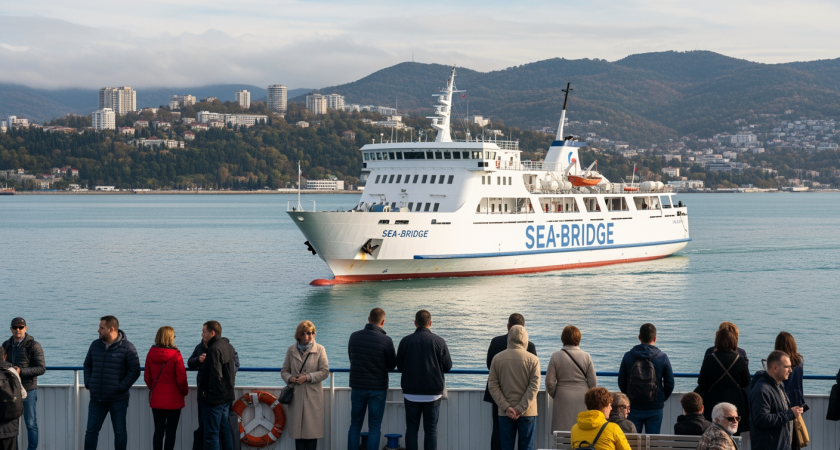 Паром Sea Bridge второй день на рейде в Сочи: пассажиры получат бесплатный обратный билет в Трабзон
