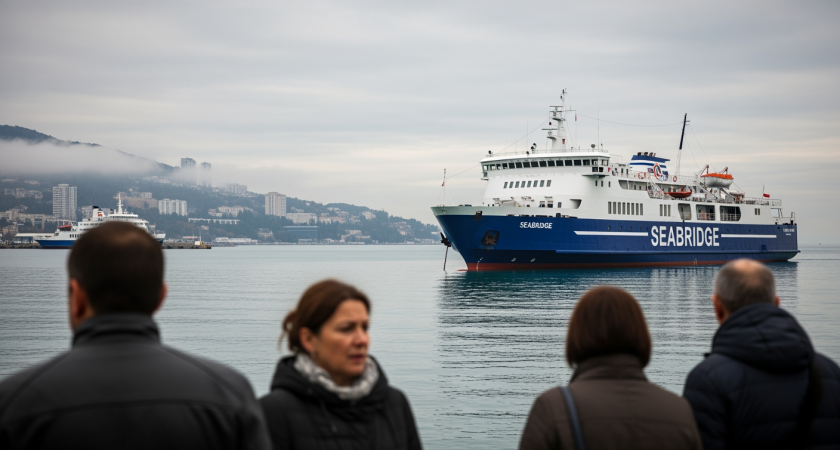 20 пассажиров застряли на пароме у берегов Сочи: второй день не пускают в порт
