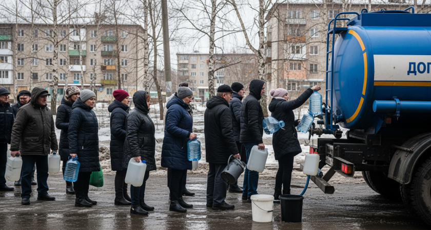 1200 абонентов в Новороссийске остались без воды до вечера из-за аварии
