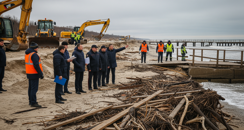 Кубань выделит 439 млн на проекты восстановления пляжей Анапы после ЧС