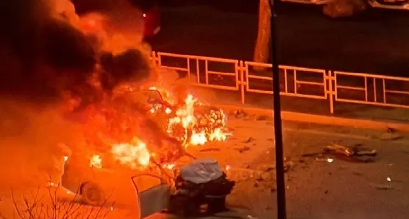 BMW вылетел на встречку и сгорел вместе с Volkswagen: три жертвы на Ростовском шоссе