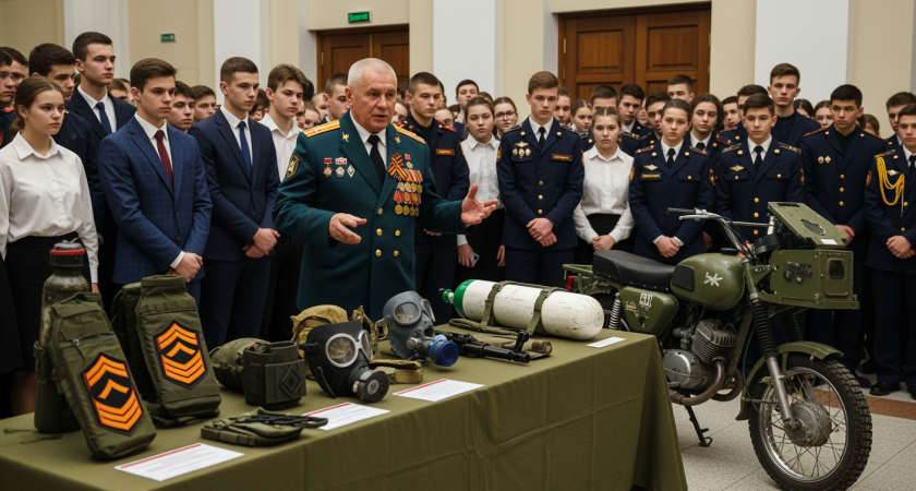 Герой России со СВО встретился с журналистами и курсантами: «Ваше поколение видит, как куется победа»