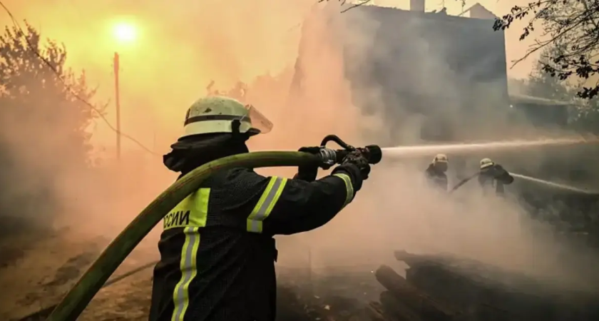 Пожар на Кубани разросся с 1 до 12 гектаров: прокуратура ищет виновных