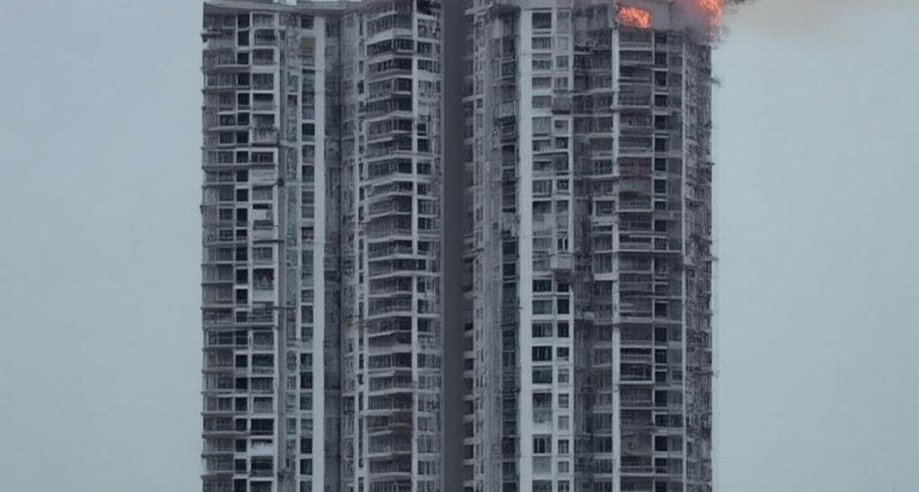 100 квадратных метров крыши в огне: ночная атака БПЛА подожгла жилой дом в Туапсе