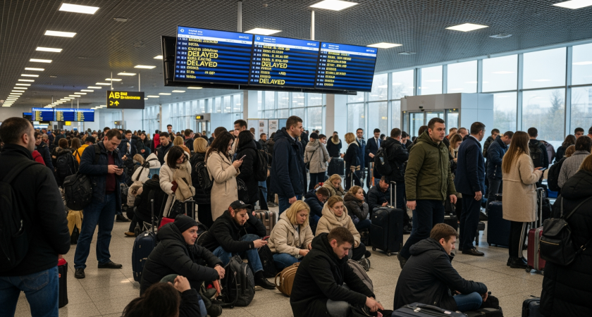 18 рейсов застряли в Сочи: аэропорт закрыли из-за атаки БПЛА