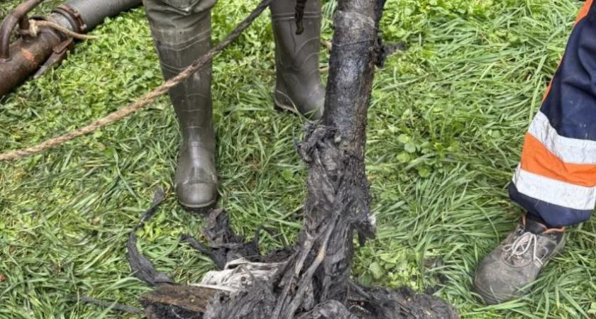 Парковочный столб в канализации: как мусор забивает трубы Краснодара