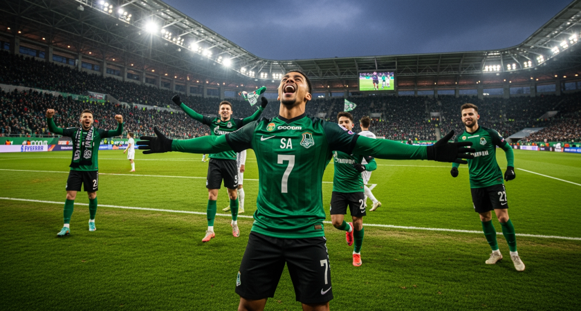 Бразилец Виктор Са на 51-й минуте принёс «Краснодару» победный гол в матче с ЦСКА — 2:1