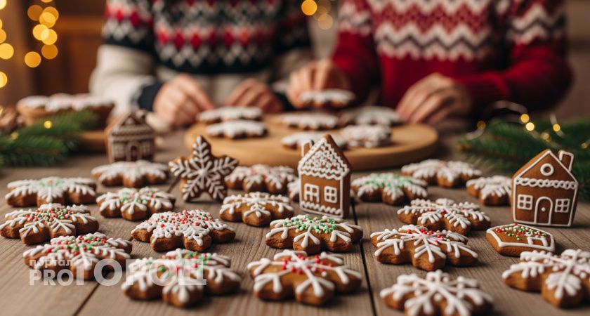 Идеальное имбирное печенье для новогоднего подарка за 20 минут: пряности, мёд и крепкая глазурь