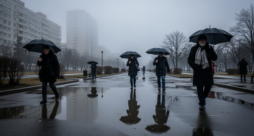 Туман, порывы до 14 м/с и мокрый снег в горах: МЧС предупреждает о погодных рисках 9 декабря