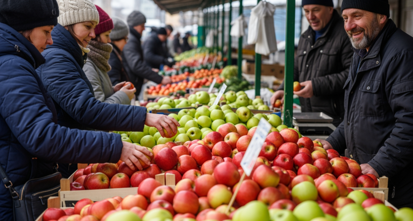 Кубань отказалась от импортных яблок: ввоз рухнул с 28,9 до 6,5 тысяч тонн