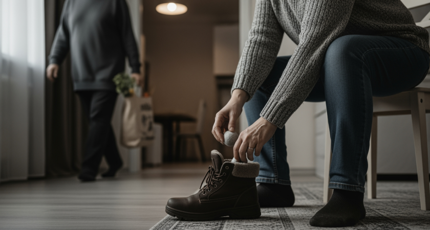 Один трюк для теплых ног зимой - работает лучше, чем обогреватель под столом