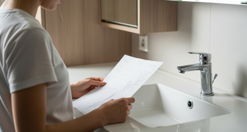 Перед длительной поездкой я всегда оставляю записку на кухне и не спускаю воду в туалете - мастера советуют это делать каждому