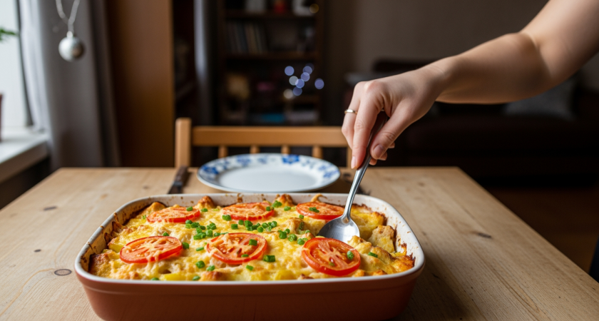 Простую картошку превращу в деликатес: запеканка, от которой гости не отходят от стола