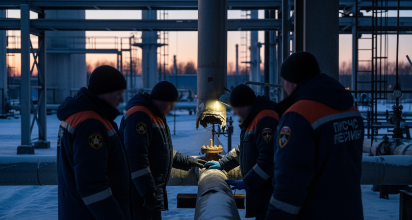 Обломки БПЛА вызвали пожар на заводе в Белореченске: горело 20 кв. м