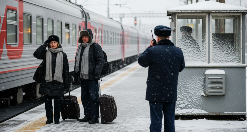 Новогодний хаос на железных дорогах: 19 поездов застряли на 3 часа