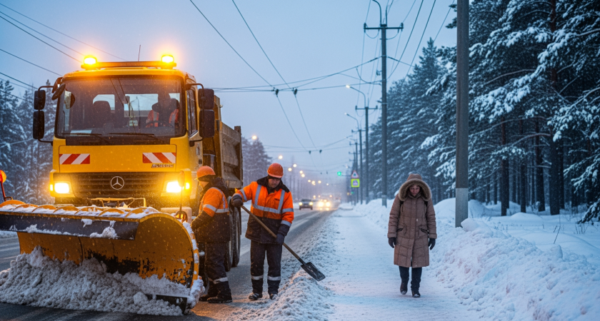 Сочи на полную мощность: службы работают круглосуточно в условиях шторма