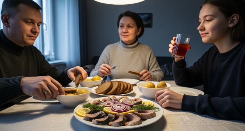 Засаливаю скумбрию дома за сутки — магазинные консервы больше не покупаю: универсальная закуска и основа для салатов к праздникам