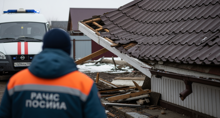 Беспилотник повредил дом на Кубани ночью: удар пришелся по крыше