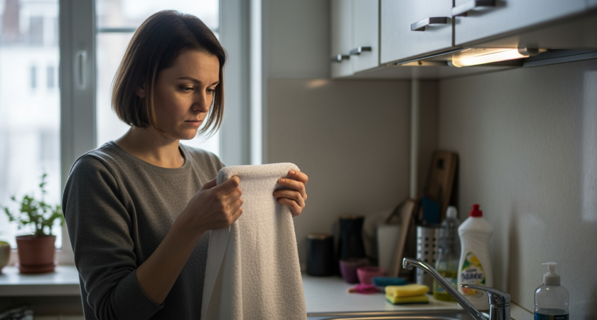 Почему белье пахнет плесенью после стирки: главная ошибка и простое решение