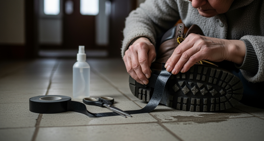 Спасаю обувь от гололёда за 5 минут — советский лайфхак, который работает лучше магазинных средств