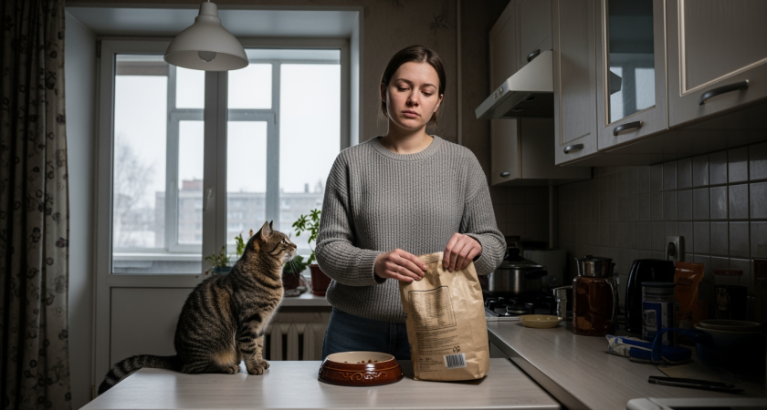 Почему ваша кошка игнорирует мясо и ест только соус - совет ветеринара