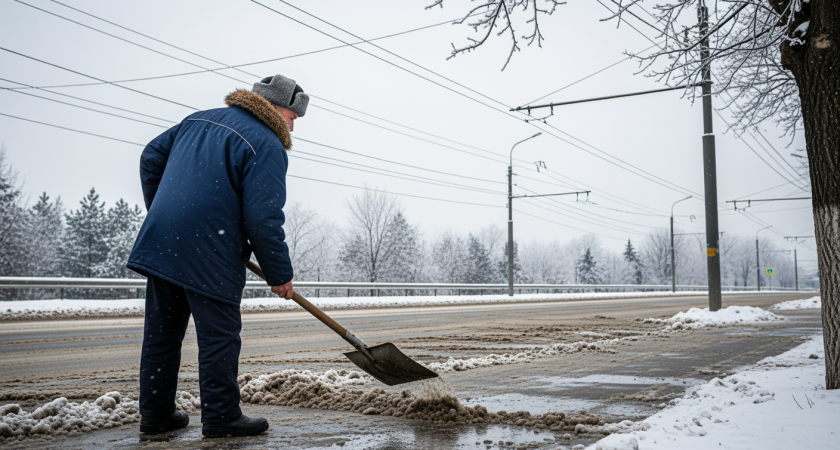 Краснодарский край на грани ледяного апокалипсиса: ветер до 25 м/с и гололедица
