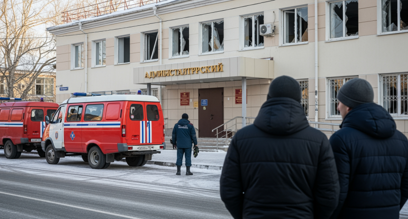 Атака беспилотников в Туапсе: пострадавший госпитализирован, повреждено здание