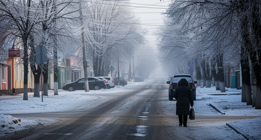 Морозы до -20°: на Кубани ожидается опасное похолодание с гололедицей и туманом 21 января