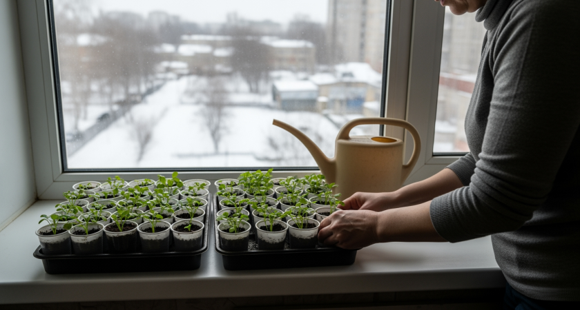 Как получить крепкую рассаду с толстым стеблем: натуральный способ, который работает лучше удобрений