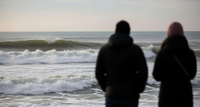 Шторм в Сочи: волны до 1,2 метра накрыли побережье — МЧС запретило подходить к воде