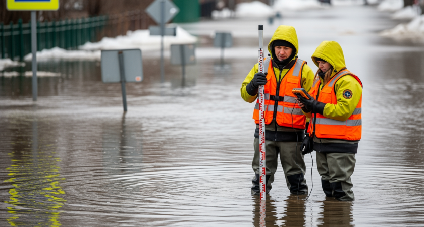 Срочно: Таяние снега и дожди грозят подтоплением двум поселениям Крымского района 24-25 января