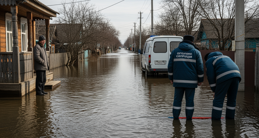 Потепление после 2 недель снегопадов: реки Крымского района выходят из берегов 24-25 января