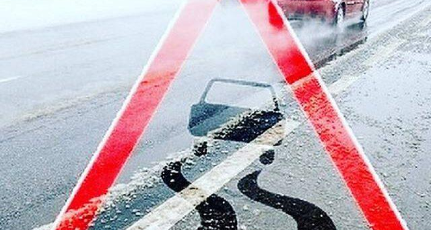 20 авто в ледяном плену: гололед превратил трассу М-4 в Молькино в металлолом