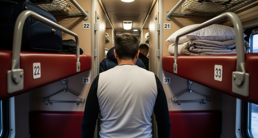 Иностранец из США онемел от правды о русском плацкарте, которую скрывают от туристов