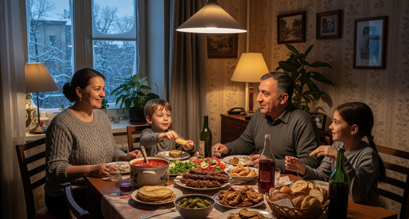 «Хоровац и борщ на одном столе»: губернатор рассказал о семье участника СВО, где армянские традиции сочетаются с русскими