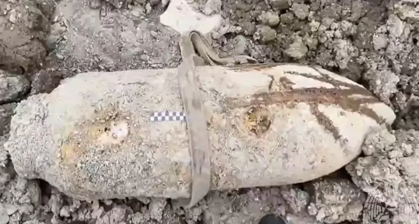 Донские саперы обезвредили 250-кг немецкую бомбу времен войны, найденную при земляных работах в Новороссийске