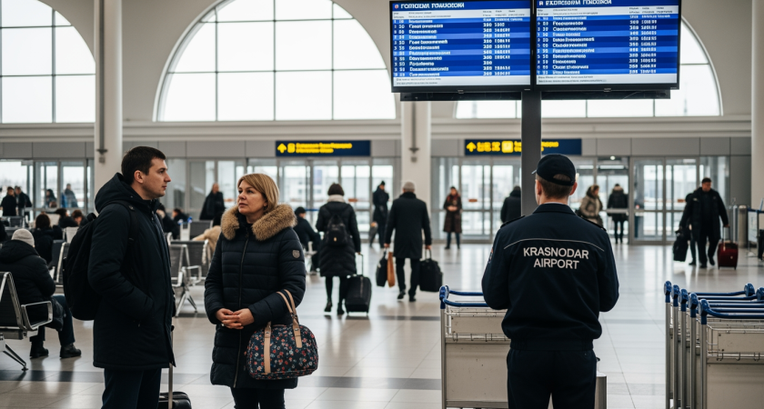 Росавиация экстренно ограничила полеты в аэропорту Краснодара из соображений безопасности