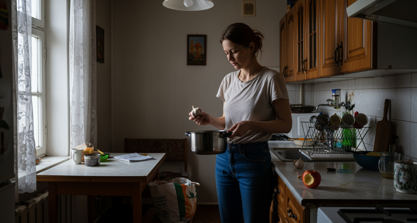 Секрет соседки: натираю кастрюлю чесноком, суп превращается в шедевр