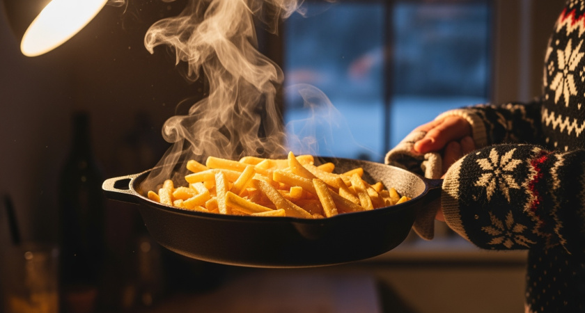 Секрет фаст-фуда раскрыт: картофель фри из сковородки, который хрустит во рту