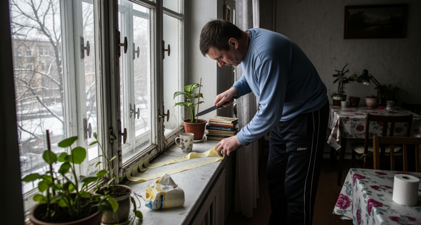 Забудьте о ледяных окнах и сквозняках навсегда благодаря копеечному лайфхаку с обычной туалетной бумагой