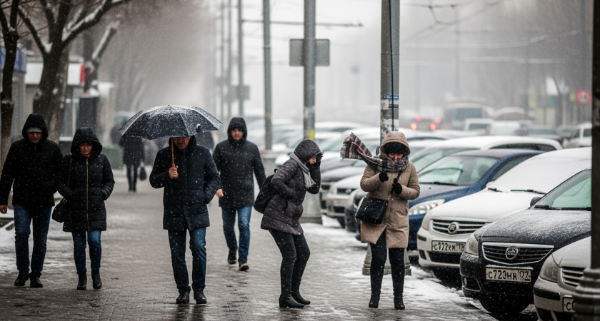 Опасная стихия: Краснодарский край накроет мощный удар с ливнями, снегом и ураганным ветром до 20 м/с